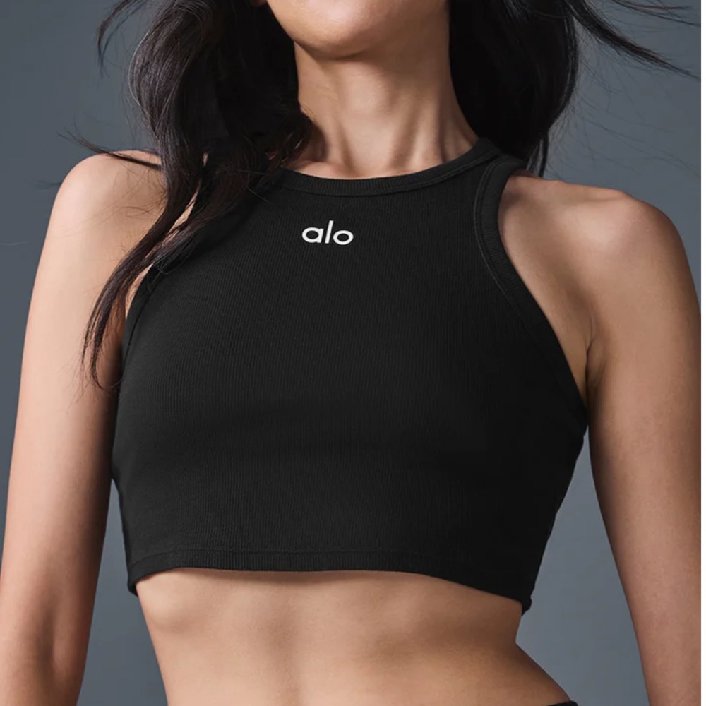 Alo Aspire Tank in Black (Size XS)